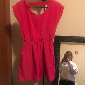 Pink loose dress